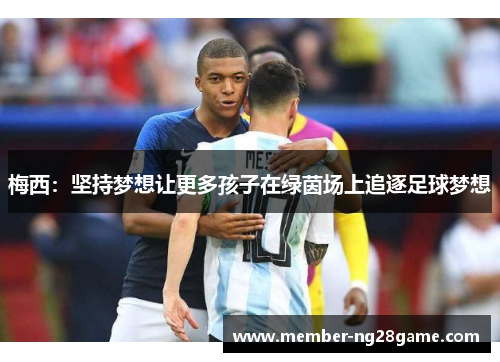 梅西:坚持梦想让更多孩子在绿茵场上追逐足球梦想 梅西:坚持梦想让更多孩子在绿茵场上追逐足球梦想